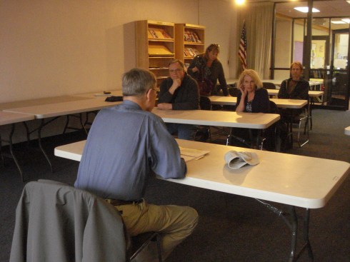 Larry Wahl came in to act as guest chair of today's Chico Taxpayers' Association meeting